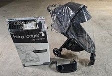 Baby Jogger City Mini GT2 Opulent Black with Extras Excellent Condition Boxed