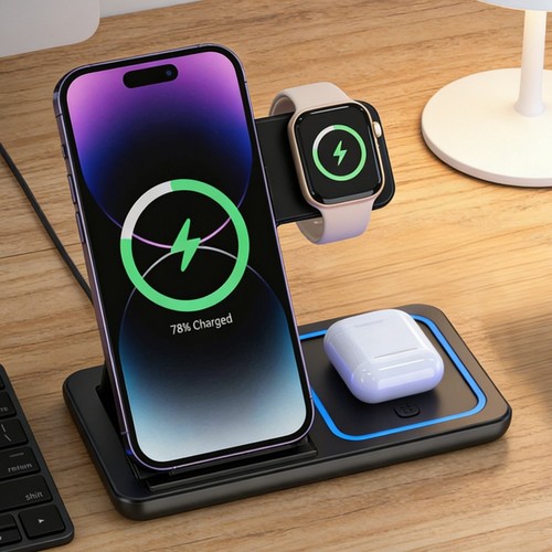 3in1 fast wireless - fast, charger