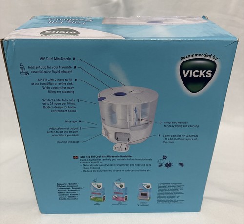 Vicks top fill ultrasonic - vicks,