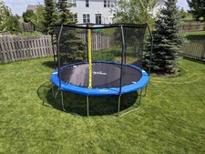 Hillman Super Bounce 14ft Trampoline With Safety Enclosure
