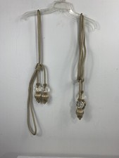 Curtain Drapery Tie Backs Gold