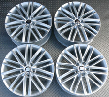 4x GENUINE SEAT ATECA EXEO LEON ALLOY WHEELS 18" 5x112 ET45 575604025D AUDI A3