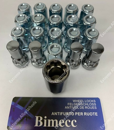 Alloy wheel nuts long bimecc - alloy,