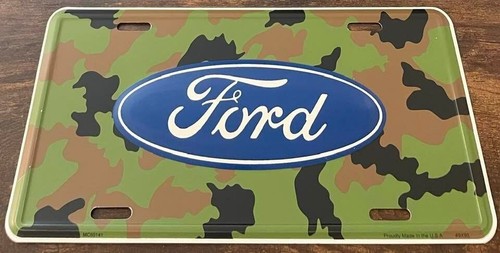 Camo ford booster license - camo,