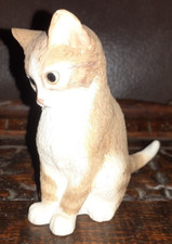 SHERRATT & SIMPSON Adorable Ginger Tabby 'Kitten Sitting' Cat Figure  55004