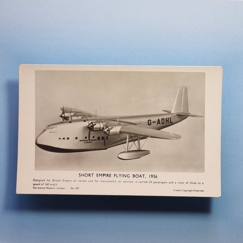 Commercial aircraft postcard - aircraft,