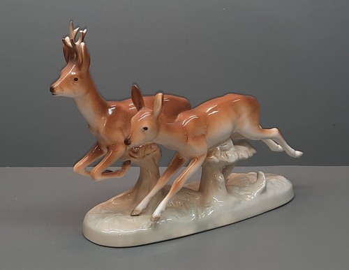 Royal dux jumping deer - dux,