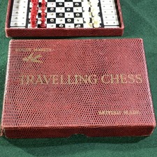 Vintage 1970’s Travelling Chess Set by House Martin Complete and Excellent 