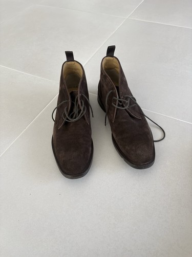Brown suede john lewis chukka - brown,