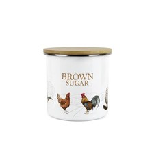 Country Farm Brown Sugar Canister - Countryside Animals Medium Storage Jar