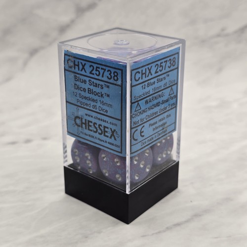 Chessex chx 25738 blue stars - chx,