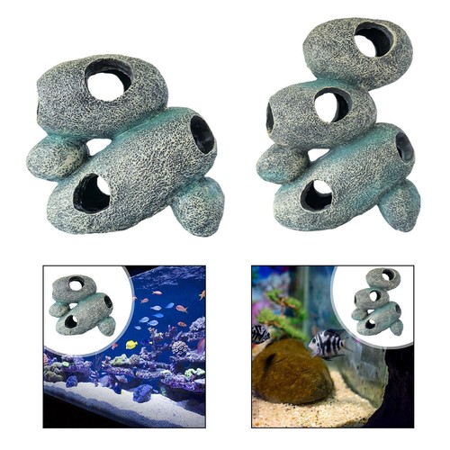 Aquarium hideaway rock crafts - aquarium,