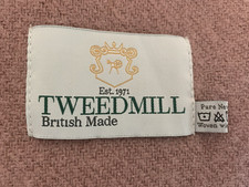 Tweedmill Textiles Wool Sofa Bed Blanket Rug Pink Grey Cream Blend 62 x 54 inch