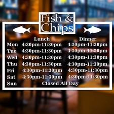 Fish chip shop personalised - shop,