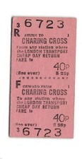 1974 or 1984 Charing Cross 40p