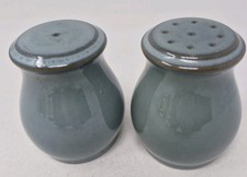 Denby Regency Green Salt and Pepper Pots