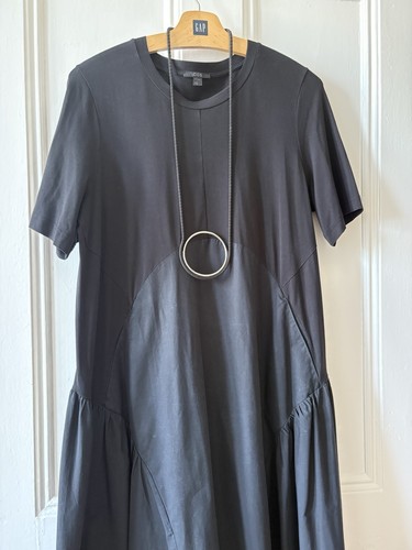 Cos long black midi - long, dress