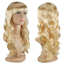 Womens Ladies Long Wavy Curly