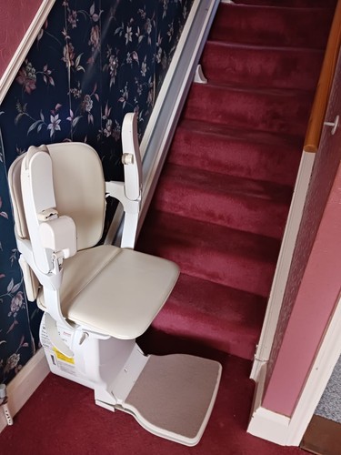 Stannah stair lift straight