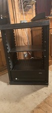 19" inch equipment rack 16u with shelf, perfect for IT, Hifi, Home Cinema etc