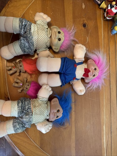 Lot vintage trolls - trolls, soft