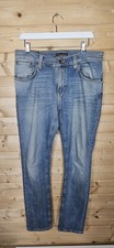 Nudie Jeans Thin Finn Light Blue Jeans W34 L34 Straight