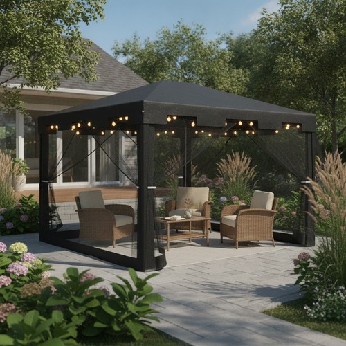 4x3m gazebo with - 4x3m,