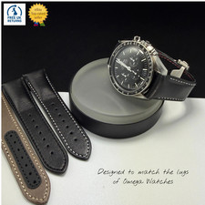 Leather Watch Strap For Omega