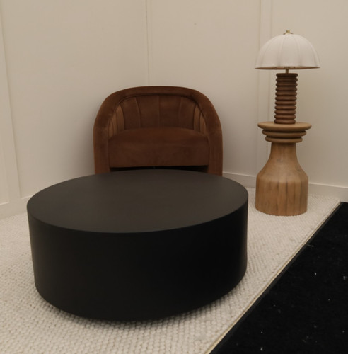 Concrete style round onyx - round,