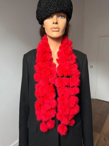Red rabbit fur - rabbit,