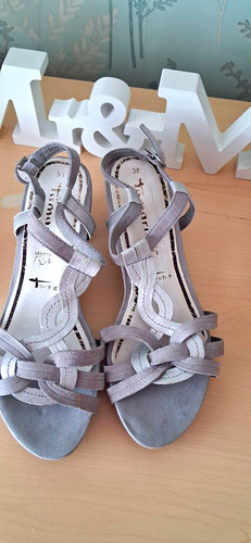Tamaris women grey strappy - tamaris,