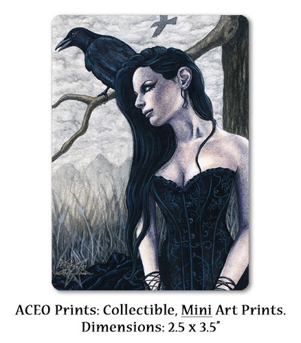 Gothic fantasy art - gothic, print