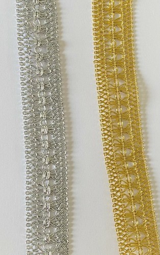 Metallic silver gold - silver, &