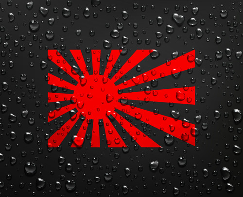 Rising sun jdm decal japanese - sun,