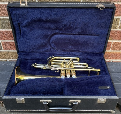 Vintage 1976 brass conn cornet - brass,