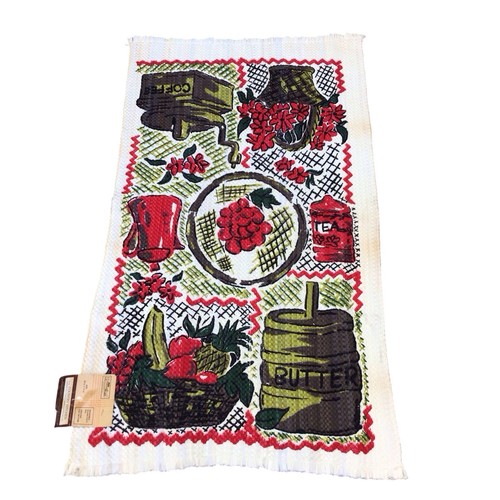Vintage rag throw rug - rag,