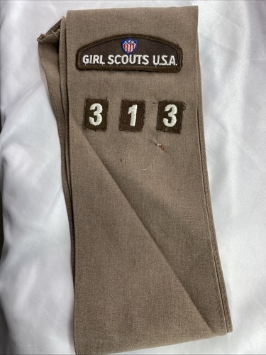 Girl scout brownie sash - brownie,