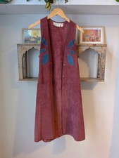 Vintage 60s 70s leather suede
