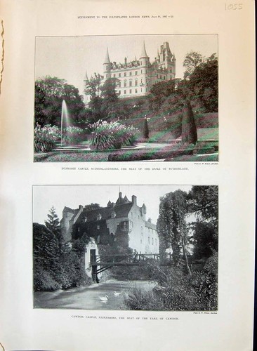 Old 1897 dunrobin castle - 1897,