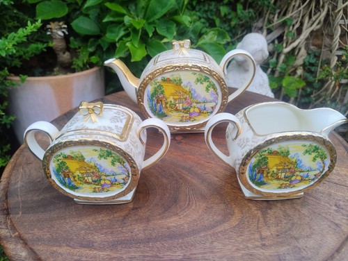 Antique vintage sadler - antique, tea