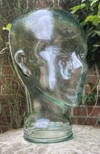 Vintage Wonderful Old Stained Glass Bust Head Mannequin Interior Art Retail Prop