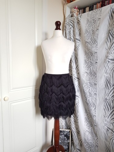 Black tassel fringe - tassel, skirt