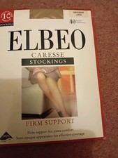 Elbeo Firm Support Stockings Cafe  Large