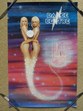 Dance Centre poster Jilly Johnson Nina Carter 80s airbrush athena glamour model 