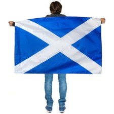 Scotland St. Andrew's Cross Flag  5FTX3FT LARGE – Scottish Saltire Banner Flag
