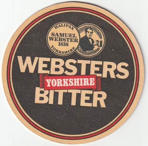 Beer mat websters brewery - websters,