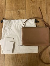 Celine Trio Small Crossbody Bag Leather Shoulder Bag Designer Purse Everyday Use