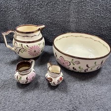 4 x Grays Pottery Hand Painted