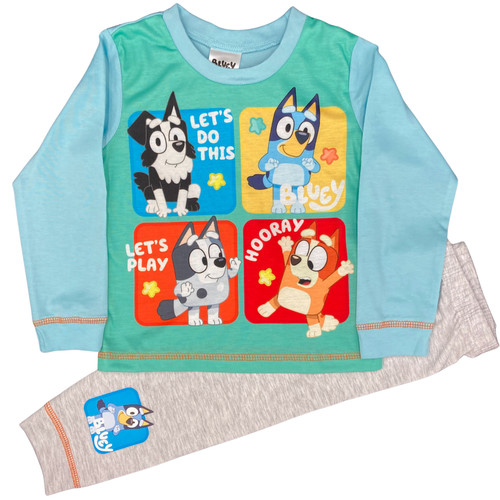 Boys pyjamas bluey - bluey, long