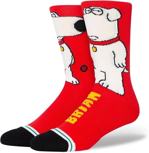 Stance adult red - crew, cotton
